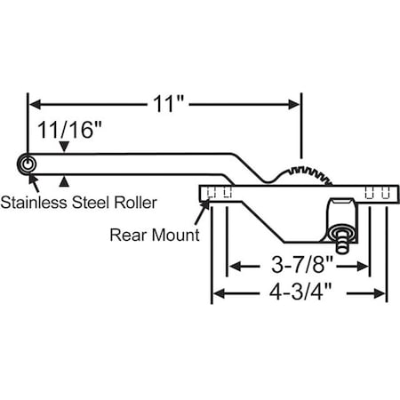 Single Arm Casement Operator